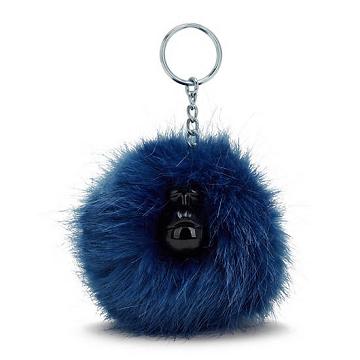 Kipling Pompom Monkey Keychain Accessoires Blauw | BE 1957JP